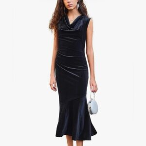 Brand: MIAOYINRU
Women's Maxi Velvet Dress Cocktail.